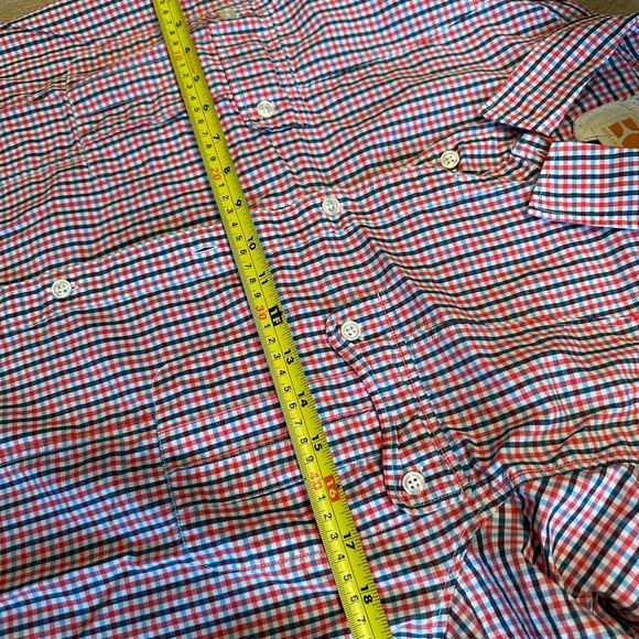 Hugo Boss Orange casual button up dress shirt size L slim fit - Picture 3 of 5